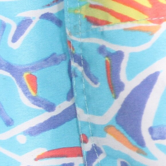 Chubbies Swim Trunk Shorts Seashells Fish Ocean Blue 5" Inseam Size Medium - Picture 12 of 12